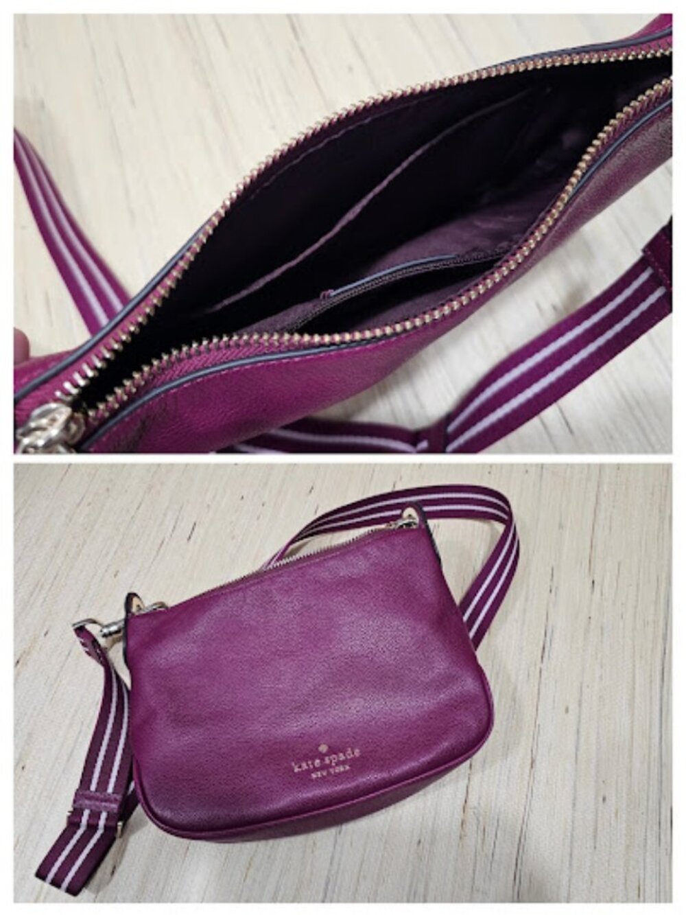 Kate Spade Rosie Crossbody, Color: Purple agate